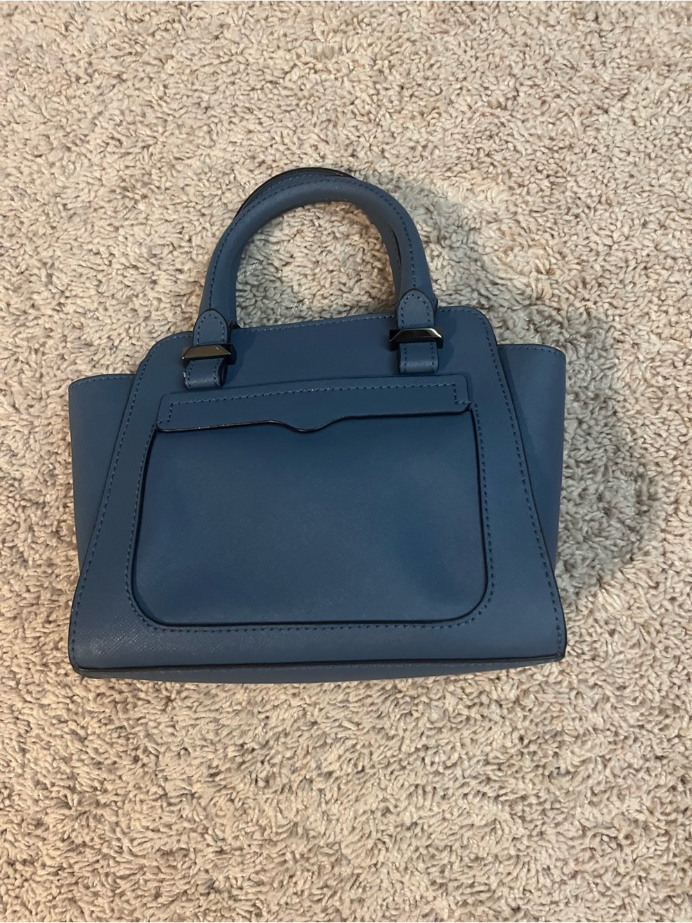 Rebecca Minkoff Slate Blue Mini Satchel - Picture 2 of 3